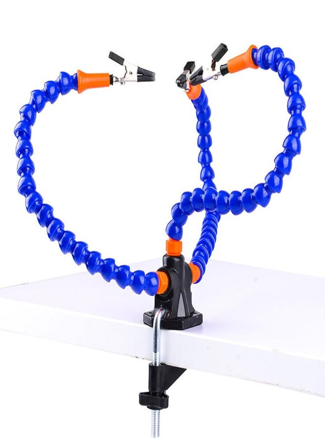 Serplex® Multi-Function Soldering Helping Hands Station With Adjustable Clamp, Flexible Arms & Durable Construction, Essential Tool For PCB, Electronic Projects & Model Building - Image 1