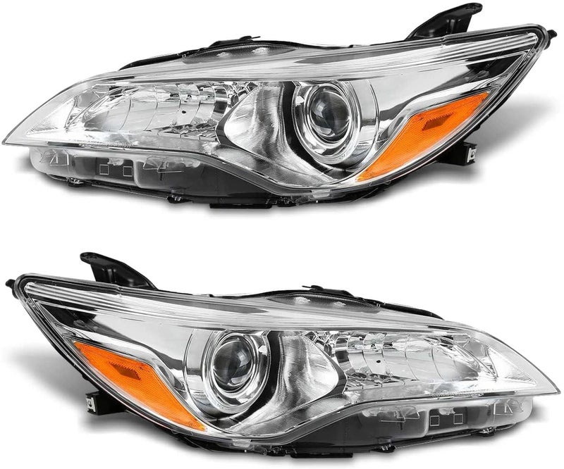 LEAVAN Headlights Assembly Fit For 2015 2016 2017 LE/SE/XLE Toyota Camry, Driver and Passenger side - Image 2