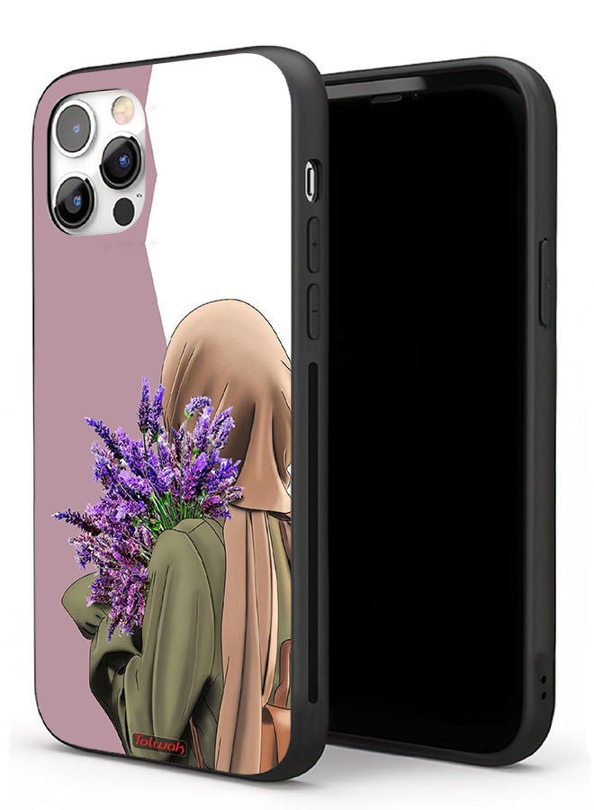 Tolwak حافظة أبل آيفون 11 برو ماكس تحميزه زهرة - Image 1