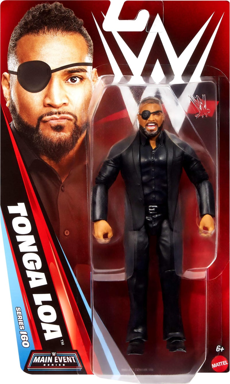 WWE Mattel WWE Tonga Loa Action Figure, Main Event Series #156, 6-inch Collectible Superstar with 14 Articulation Points & Life-Like Look - Image 1