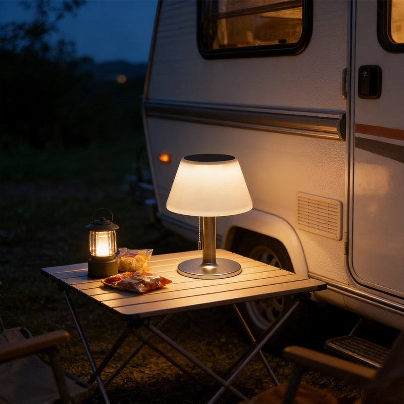Solar Table Lamp Decorative Figurine for Villa Outdoor Bar Table Camping Ambient Light - Image 3