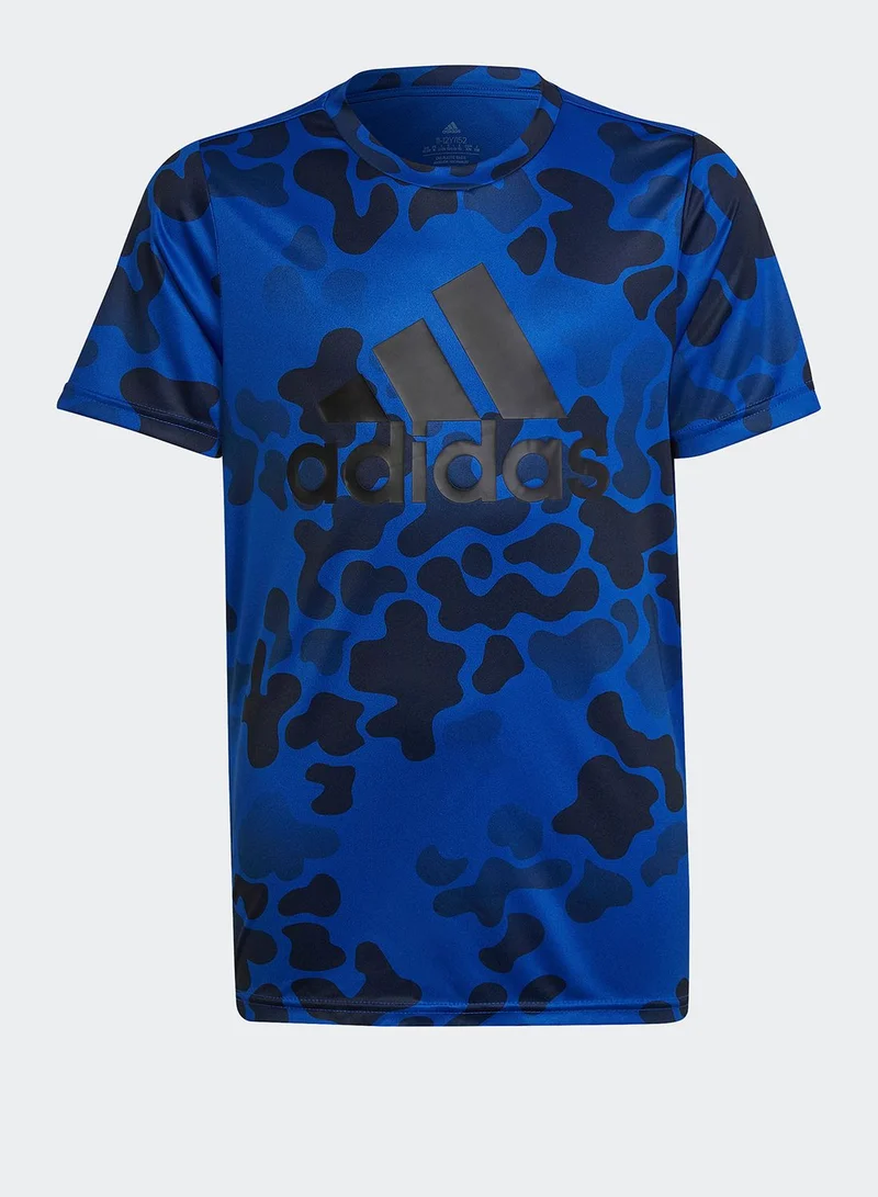 Adidas Youth D2M T-Shirt