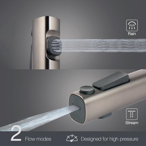 WaterScience Water Saving Health Faucet for Toilet | Jet Spray | 2 Flow Modes | Gun Metal Finish | Without Hose - PURO-HFE-224 - Image 2
