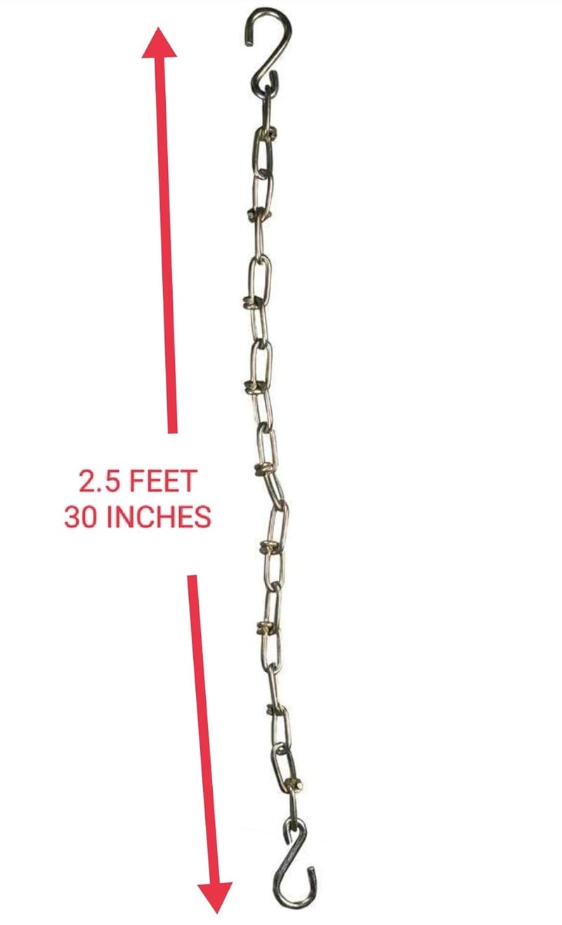 Kkriya Home Decor 25 FEET 30 INCHES Swing Chain Hammock Extension Can be Used for Swing Hammock Punching Bag Multipurpose use in Home and Offices with Weight Capacity 350kg  - Image 2