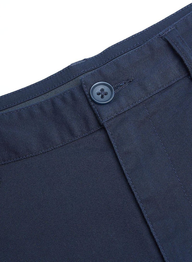 GIORDANO Women’s High-Waist Twill Regular Tapered Fit Pant - Image 3