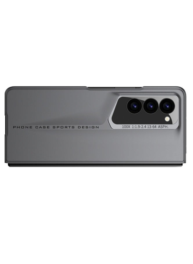 لهاتف Samsung Galaxy Z Fold 6 GKK حافظة هاتف ذات تغطية كاملة رفيعة للغاية باللون الفضي - Image 4