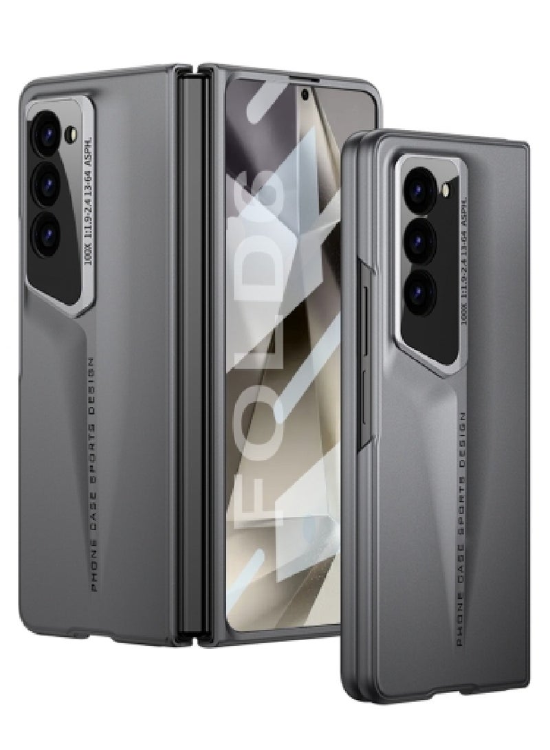 لهاتف Samsung Galaxy Z Fold 6 GKK حافظة هاتف ذات تغطية كاملة رفيعة للغاية باللون الفضي - Image 1