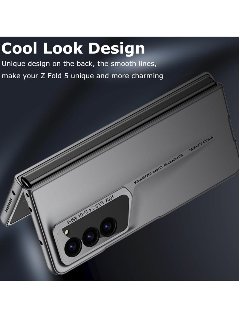 لهاتف Samsung Galaxy Z Fold 6 GKK حافظة هاتف ذات تغطية كاملة رفيعة للغاية باللون الفضي - Image 3