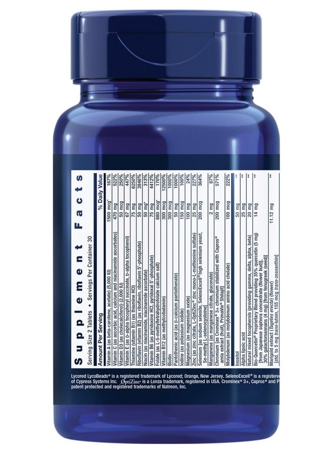 Life Extension Two-Per-Day Multivitamin - Daily Dose of Vitamins & Minerals for Men and Women - Complete Essential Vitamin Supplement for Energy, Health - Gluten-Free - Non-GMO - 60 Tablets - Image 2