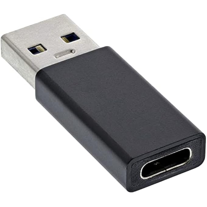INLINE ® USB 3.1 ADAPTOR USB-A MALE TO USB TYPE-C FEMALE (GEN.1) - Image 1