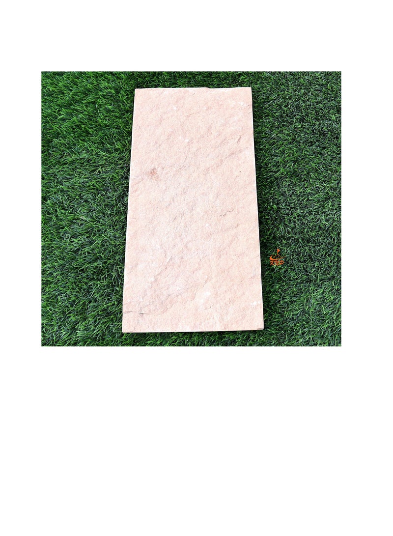 كنب أحجار متدرجة للحدائق مقاومة للانزلاق مستطيلة باللون البيج - Image 3