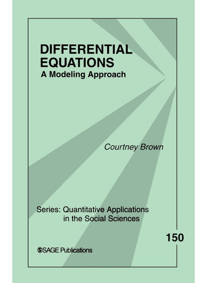Differential Equations: A Modeling Approach 