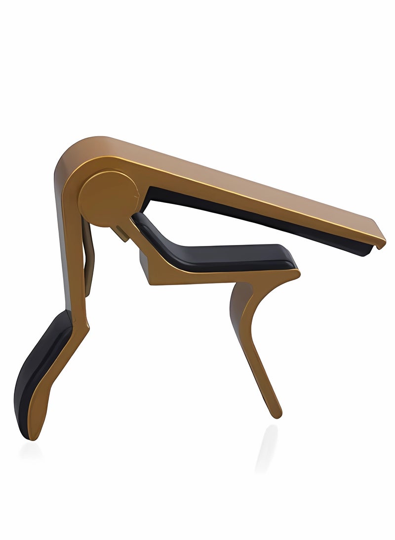 Yaqeen Quick Release Guitar Capo - Gold - Image 1