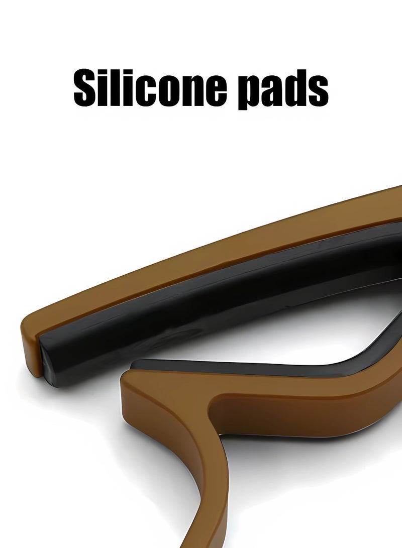 Yaqeen Quick Release Guitar Capo - Gold - Image 2