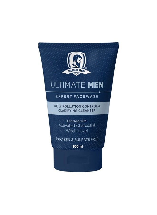 THE BEARD STORY - Ultimate Expert Face Wash For Men ; Activated Charcoal Deep Cleansing Face Wash ; For Beard & For Face ; For Oily Skin ; 100G - Image 1