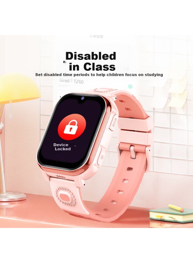 Ozing Children's Smarch, 4g Full Network, For Students And Teenagers In Middle And High School, Precise Positioning, Waterproof, Video Call Capable, Sim Card Slot, Smart Watch - Image 3