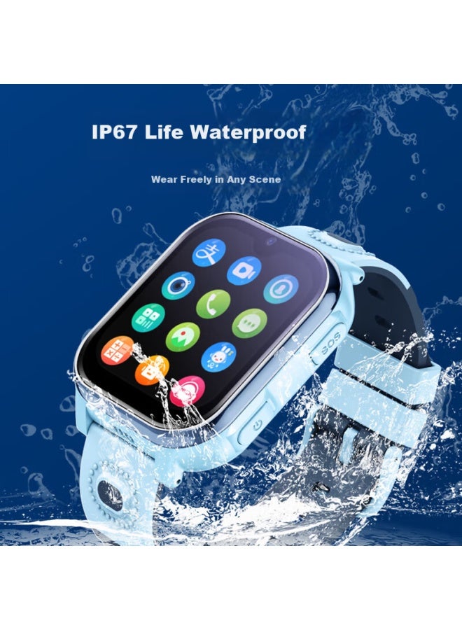 Ozing Children's Smarch, 4g Full Network, For Students And Teenagers In Middle And High School, Precise Positioning, Waterproof, Video Call Capable, Sim Card Slot, Smart Watch - Image 5