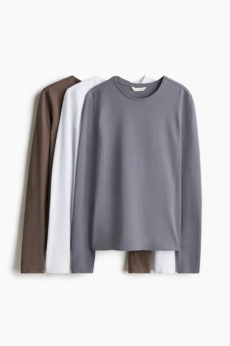 اتش اند ام 3-pack jersey tops