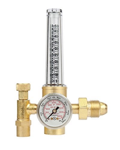 ESAB Victor Technologies 0781-2723 HRF-1425-580 Light Duty Flow Meter Cylinder Nitrogen/Argon/Helium Regulator, 50-38 SCFH Flow Range, 25 psig Outlet Pressure - Image 3