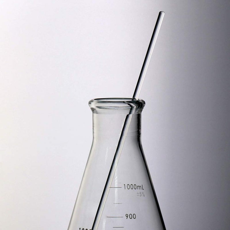 ULAB Scientific Narrow-Mouth Glass Erlenmeyer Flask Set, 34oz 1000ml, 3.3 Borosilicate with Printed Graduation, Pack of 2, UEF1027 - Image 5