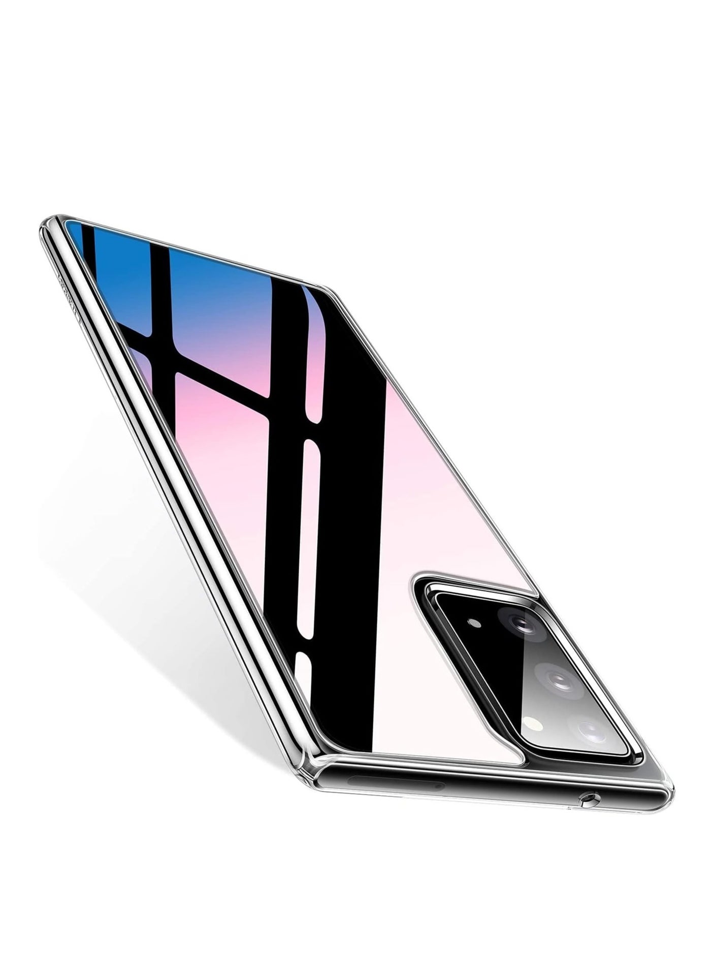 DUSALA Samsung Galaxy Note 20 Transparent Clear case cover With Slightly raised edges for 360 Drop Protection Anti Scratch Anti-Fingerprints