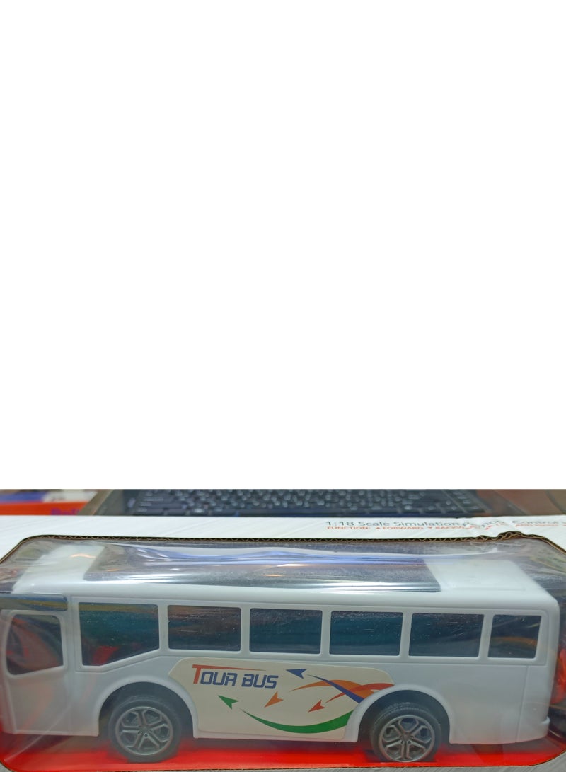 موديل كار باص للأطفال بالتحكم عن بعد بأربعة اتجاهات - متعدد الألوان