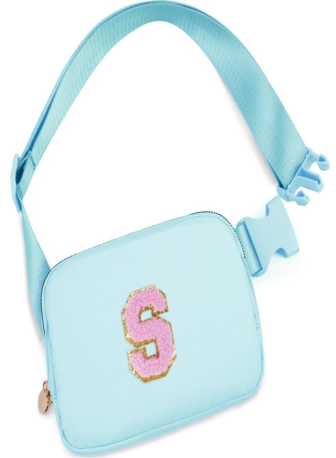 Uygafly Birthday Gifts for 6 7 8 9 10 11 12 13 Year Old Girls,Belt Bag for Women Girls Fanny Pack Crossbody Bags for Kids,Fashion Waist Packs Cute Teen Trendy Stuff Travel Essentials | Blue,S - Image 1