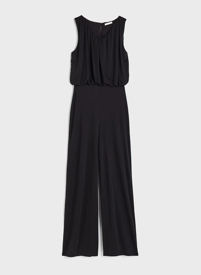 H&M Tiered Wide Leg Jumpsuit