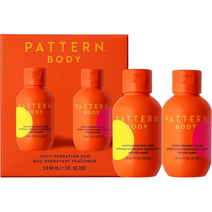PATTERN Beauty by Tracee Ellis Ross Mini Juicy Hydration Body Duo, 2 piece set, 3 fl. oz. body lotion and 3 fl. oz. body wash - Image 1