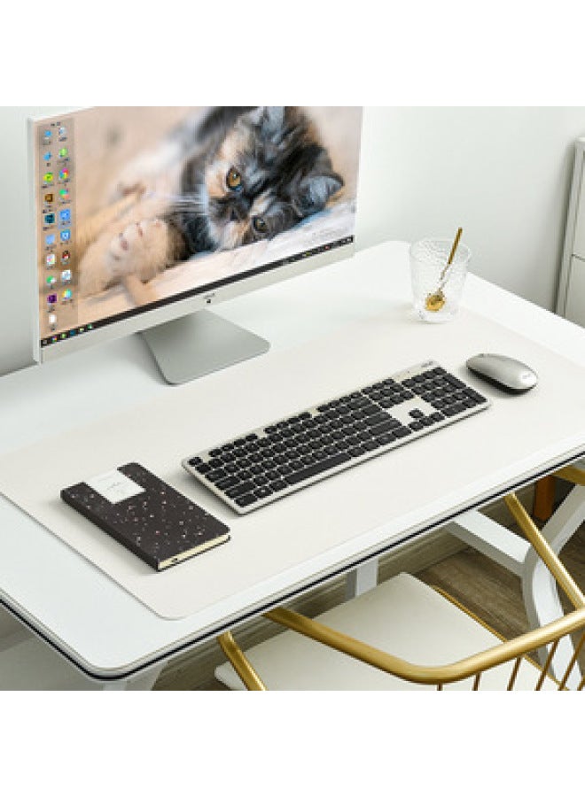 Mouse Pad Laptop Office Desk Pad Waterproof Dirty Resistant Student Desktop Writing Pad Support Printing LOGO-Color:40*90cm-Pattern:Iceland White 】 - Image 1