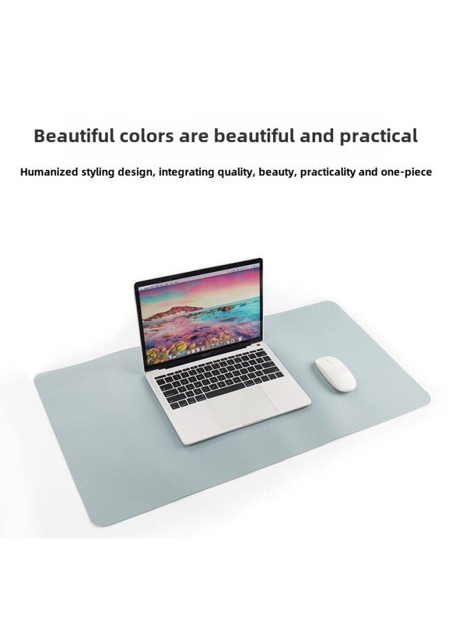 Mouse Pad Laptop Office Desk Pad Waterproof Dirty Resistant Student Desktop Writing Pad Support Printing LOGO-Color:40*90cm-Pattern:Iceland White 】 - Image 4
