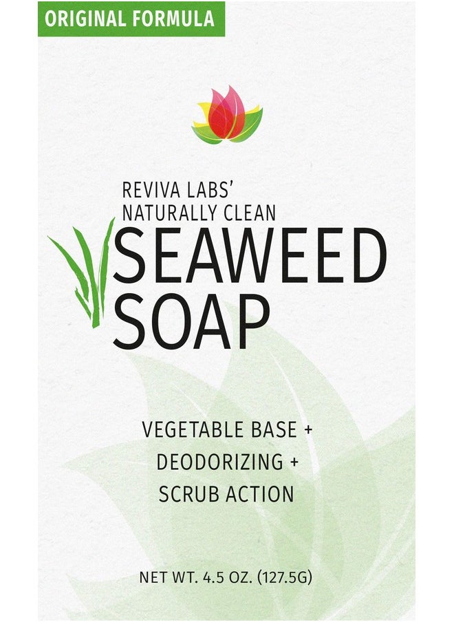 Reviva Labs - Reviva Original Formula Seaweed Soap 4.5 Oz. (127.5 G) Naturally Clean And Deodorize Your Skin With This Freshly Scented Soap - Image 1