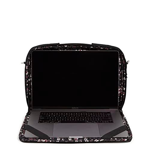 Vera Bradley Women's Performance Twill Laptop Crossbody Workstation, Black, One Size - Image 4