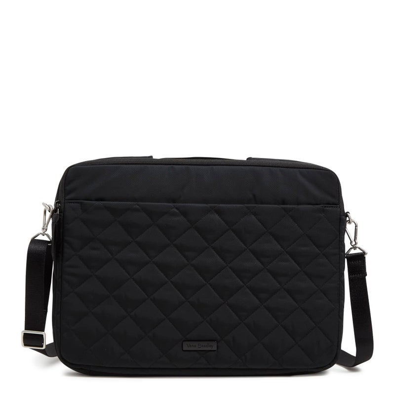 Vera Bradley Women's Performance Twill Laptop Crossbody Workstation, Black, One Size - Image 5
