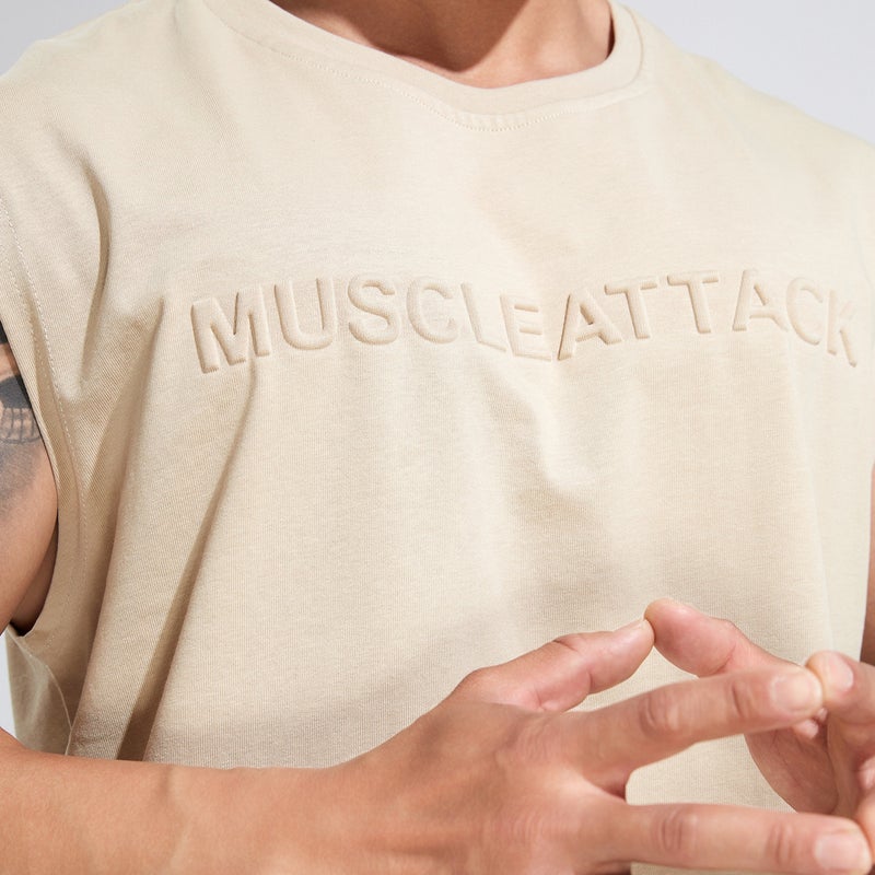 Men's Heavyweight Cotton Muscle Vest for Men - Image 4
