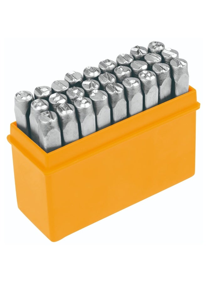 Tolsen 25101 27PCS Letter Punch Set 3mm – Hardened Steel Alphabet Stamp Set for Metal, Wood, Leather & Plastic - Image 2