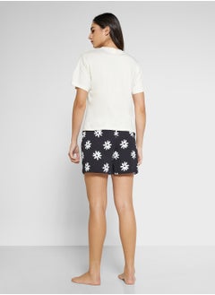 Disney Mickey Graphic T-Shirt & Short Pj Set  - Image 2