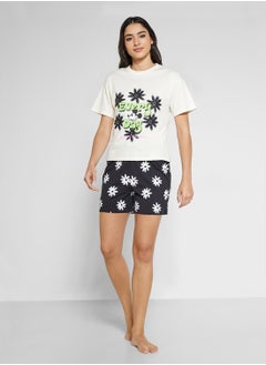 Disney Mickey Graphic T-Shirt & Short Pj Set  - Image 5