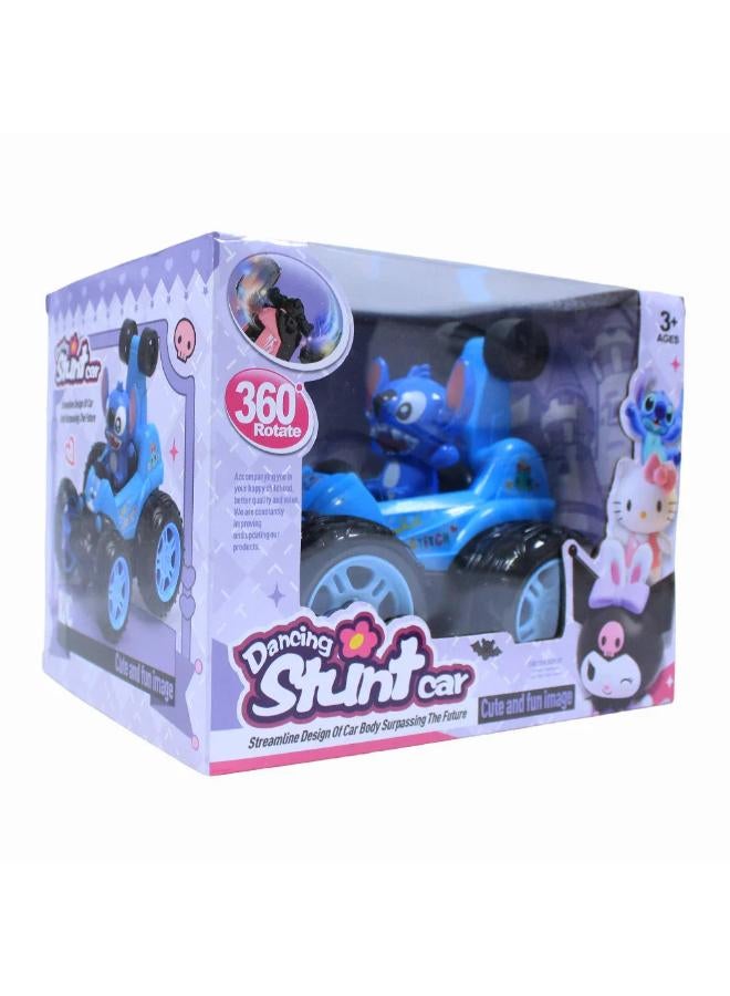 R/C Stitch Dancing Stunt Car – Blue - Image 1