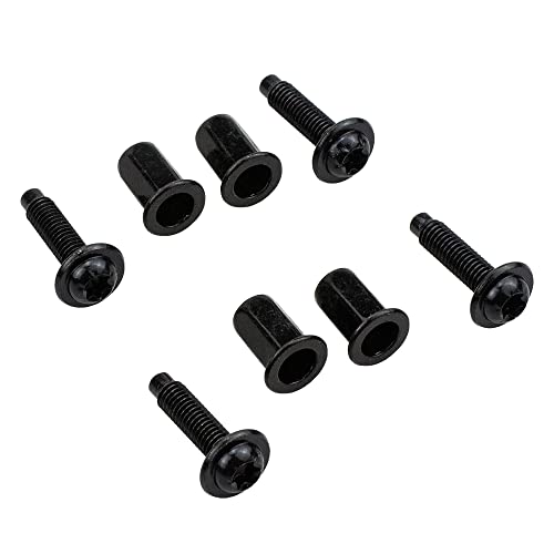 RLB-HILON مجموعة أدوات غطاء تجميل باب الخلفي RLB-HILON (4 قطع براغي و 4 قطع صواميل) متوافقة مع شيفروليه GMC سيلفرادو سييرا 2007-2013 وأكثر - Image 1