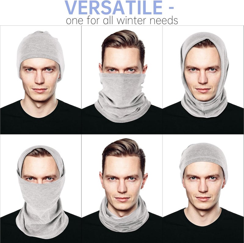 EXski Winter Neck Gaiter Warmer, Soft Fleece Face Mask Scarf for Cold Weather Skiing Cycling Outdoor Sports - Image 5