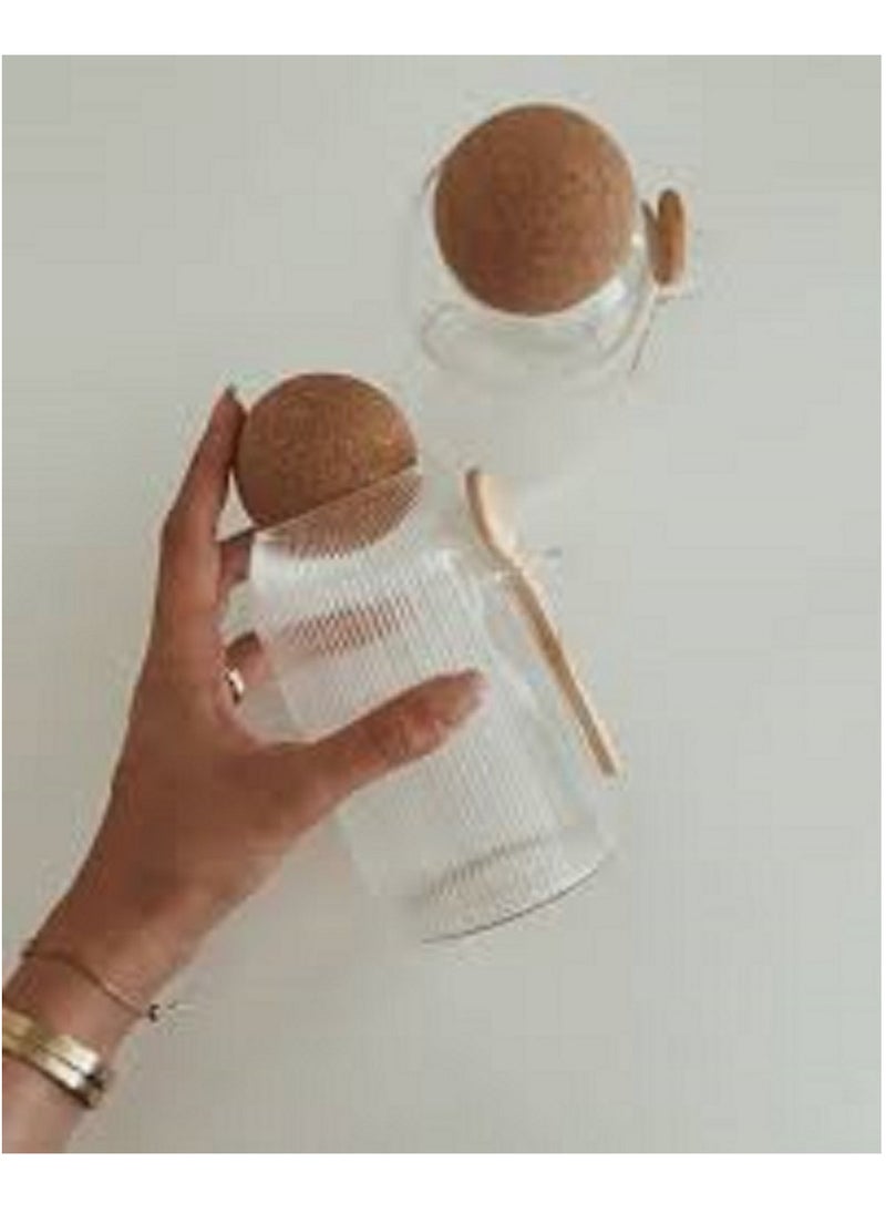 Generic - Glass jar with a multi-use ball cap - Image 1