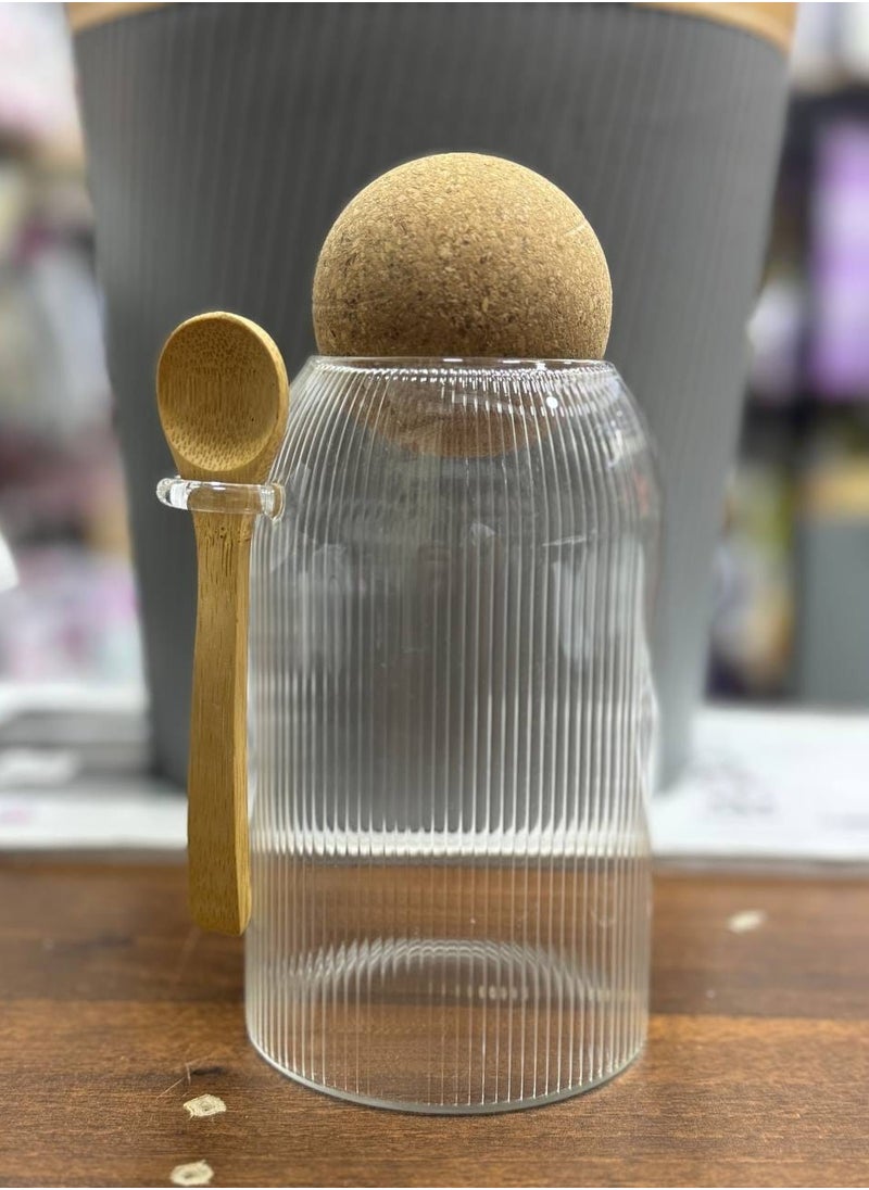 Generic - Glass jar with a multi-use ball cap - Image 1