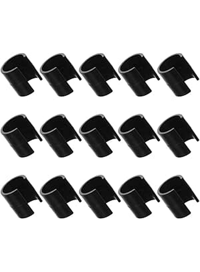15Pcs Windproof Garden Flag Clips And Flag Pole Stoppers For Outdoor Patio Yard - Image 1