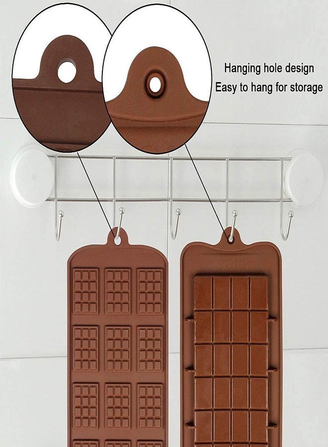 NF 2 Pcs Silicone Chocolate Molds with Two Different Styles of Non Stick Chocolate Mold Suitable for Ice Tray Candy Chocolate Baking Kitchen - Image 4