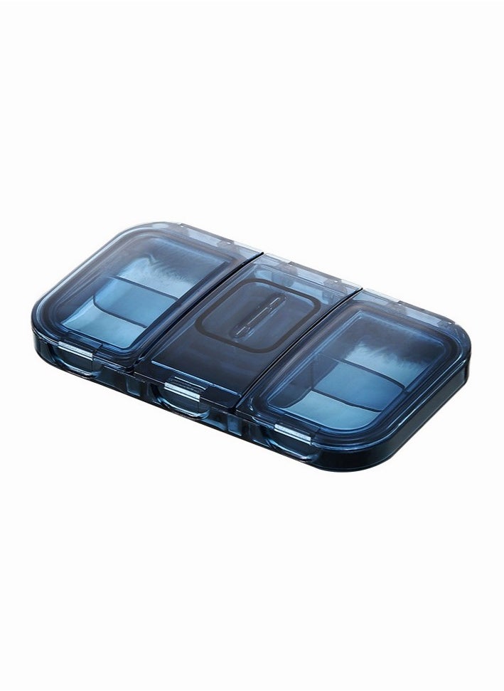 Generic Portable Pill Box Sealed,Moisture-Proof Can Be Divided With Medicine Cutter  - Image 1