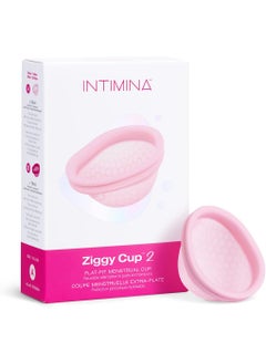 Intimina Intimina Ziggy Cup 2 - Extra-Thin Reusable Menstrual Disc, Period Cup, Disposable Menstrual Cup, with Flat-fit Design, Period Disc, Menstrual Cups Ring, Period Products (Size A) 