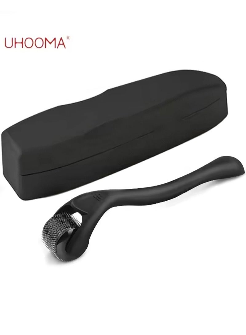 Beard Roller 0.5 mm - 540 Titanium Real Needles for Ultra Beard Growth - More Beard Growth with Beard Roller Beard Roller Face Roller Derma Roller - Microneedle Tool - https://f.nooncdn.com/p/pzsku/Z6D143C78589C52E7F0D1Z/45/1752457192/1fc2612b-1802-4205-b0e2-0ebe13c7bfd9.jpg?width=original