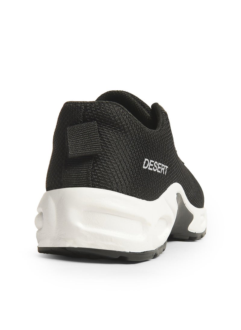 Desert - Sportive Canvas Lace-up Sneakers For Kids - Image 1