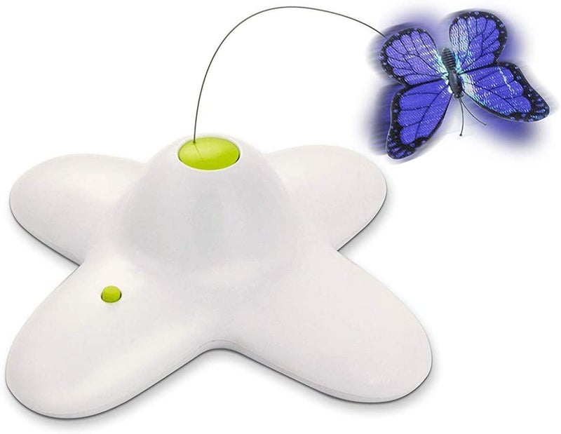 All for Paws Cat Toys Interactive Butterfly Flutter Bug Cat Automatic Toy Stimulating Kitty Toys Enrichment for Indoor Cats - Image 1